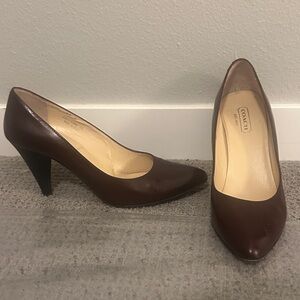 Coach Women's Dark Brown Heels 10
